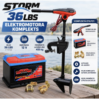 Komplekts STORM 36lbs + 80Ah Akumulators + Klemmes