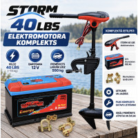 Komplekts STORM 40lbs + 100Ah Akumulators + Klemmes