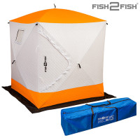 Ziemas makšķernieku telts ar siltinājumu FISH 2 FISH CUBE 2 1.60x1.60x1.70m !!!