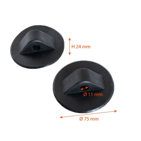 Universālais turētājs PVC laivai - 1gb