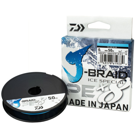 Pītā aukla DAIWA J-BRAID X8 Ice Special