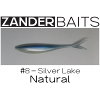 Silikona māneklis VTail FAT 5.5" #8 Silver Lake Natural