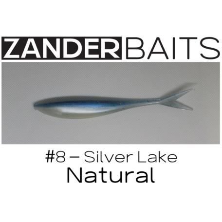 Silikona māneklis VTail FAT 5.5" #8 Silver Lake Natural