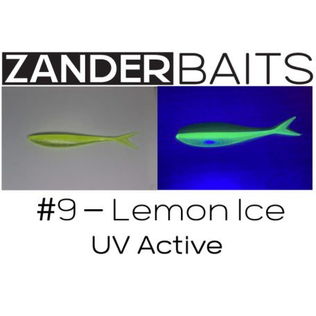 Silikona māneklis VTail FAT 5.5" #9 Lemon Ice UV
