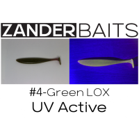 Silikona māneklis ZANDER SHAKER 5" #4 Green LOX UV