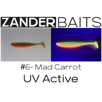 Silikona māneklis ZANDER SHAKER 5" #6 Mad Carrot UV
