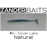 Silikona māneklis ZANDER SHAKER 5" #8 Silver Lake Natural