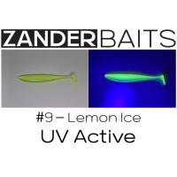 Silikona māneklis ZANDER SHAKER 5" #9 Lemon Ice UV