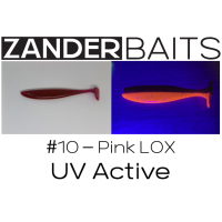 Silikona māneklis ZANDER SHAKER 5" #10 Pink LOX UV