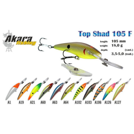 AKARA TOP SHAD 105F (3.5-5m)