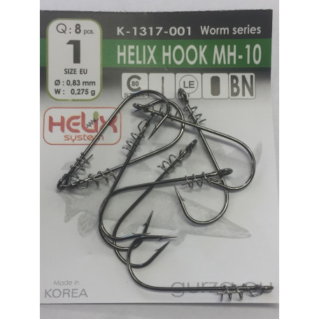 Āķi HELIX HOOK MH-10 № 6 10pc