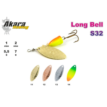 AKARA «Long Bell 3» S32  9.5g 14