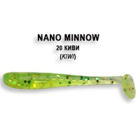 Mīkstās ēsmas Crazy Fish NANO MINNOW 40mm 8gab 1.6"/20-Kiwi