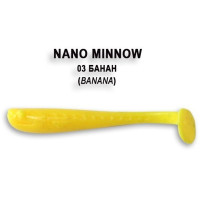 Mīkstās ēsmas Crazy Fish NANO MINNOW 40mm 8gab 1.6"/03-Banan