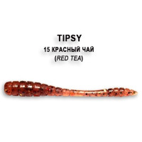Mīkstās ēsmas Crazy Fish TIPSY 2"/15-Red Tea 50mm 8gab