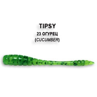 Mīkstās ēsmas Crazy Fish TIPSY 2"/23-Cucumber 50mm 8gab