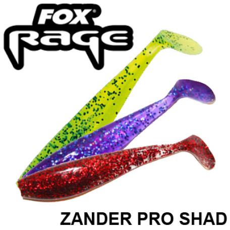 Silikona ēsma FOX RAGE ZANDER PRO BULK SHADS 12cm 4.75"