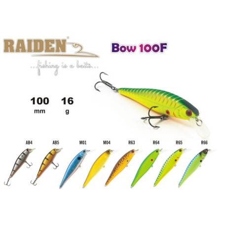 Vobleris RAIDEN «Bow» 100 F